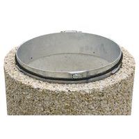 Zakhouder voor afvalbak voor buiten van beton - 80 l