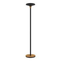 Vloerlamp Baly Bamboo, led lamp - zwart - Unilux