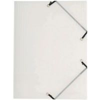 Elastomap 25 st. 3 kleppen A4 crystal pp 5/10de Exacompta