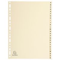 Tabblad karton 155g 26 tabs a tot z A4 Exacompta