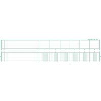 Register uitgesneden hoofd 6 koloms op 1 pagina Exacompta