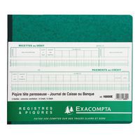 Register voor kas of bank met uitgekapte hoofding 27x32 cm