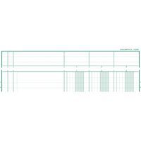 Register 29,7x21 cm uitgekapte hoofding 3 kolommen 80 pag.