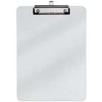 Klembord van kunststof PS transparant, A4 staand - Maul