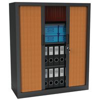 Roldeurkast Premium tweekleurig - Hoogte 100 cm