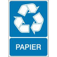Signaalbord voor afvalscheiding - Papier