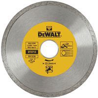 Diamantblad met gesloten rand Ø125x22,2mm voor beton en steen - Dewalt