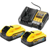 Powerstack XR 18V 5Ah Accu + lader - Set 2 - Dewalt