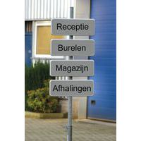 Informatiebord 60 x 20 cm - Afhalingen