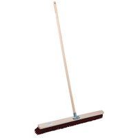 Houten steel met bezem van synthetisch vezels 100 cm - Manutan Expert