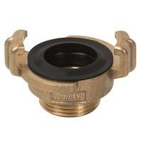 Schroefkoppeling snel messing met afdichting - Mannelijk - Ø 12,7 mm