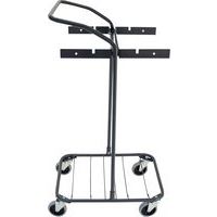 Afvalscheidingswagen voor 4 containers van 25 L