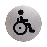 Design-pictogram rond Ø 83 mm - Invaliden - Durable