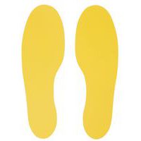 Sticker voor grondmarkering, 10 voeten, 300 x 100, geel - Manutan Expert