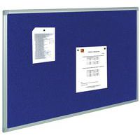 Okydoky Prikbord wit 58 x 43 cm houten frame, vilt, pinnen, doe-het-zelf, keuken, kantoor, school, huis (WH