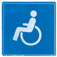 Pictogram van plexiglas vierkant - Invaliden