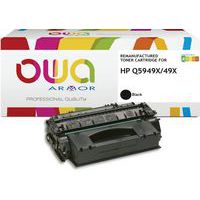 Toner refurbished HP Q5949X - zwart - Owa