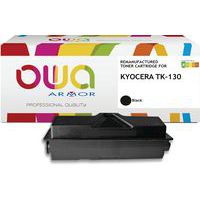 Toner refurbished Kyocera TK-130 - zwart - Owa