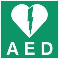 Noodevacuatiebord - AED - Hard - NENEN ISO 7010:2012. Brady kopen