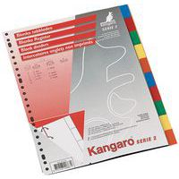 Tabblad blanco A4 PP 120 micron assorti 23-gaats