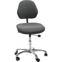 Gevulde stoel van imitatieleer - ESD Aktiv - Global Professional Seating