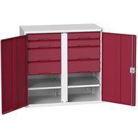 Kast Verso 4x2 laden met massieve deuren - Bott