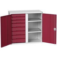 Kast Verso 8 laden met massieve deuren - Bott