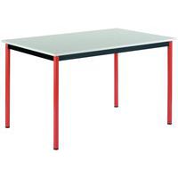 Multifunctionele rechthoekige tafel - Gemelamineerd tafelblad - Lengte 160 cm