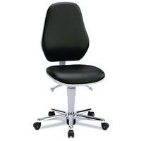 Werkplaatsstoel voor steriele ruimte Basic, op wielen_Bimos