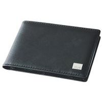 Visitekaartringband Torino leer zwart 90x58mm 160 kaartjes