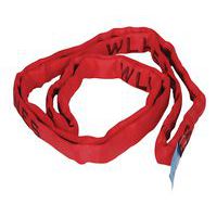 Ronde eindloze hijsband, Veilig hefvermogen: 5000 kg, Nuttige lengte: 6 m, Ø: 35 mm, Model: Rond, Kleur: Rood