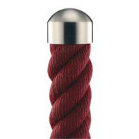 rond uiteinde in roestvrij staal