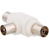 TV-antenneverdeler 9 mm mannelijk naar 2 9,5 mm vrouwelijk - T'nB