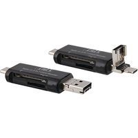Kaartlezer SD en micro SD 3 in 1 - T'nB