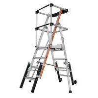 Verstelbaar platform PIR PIRL Raptorscopic met banden - 3 tot 7 treden - Tubesca Comabi