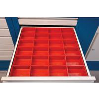 Set verdeler voor lade - kunststof - 12 bakken