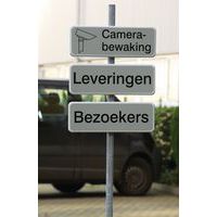 Informatiebord 60 x 20 cm - Camerabewaking