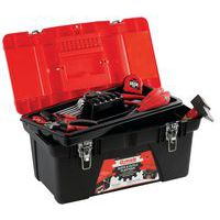 Gereedschapsbox kunststof gevuld met 25 delig - Mob