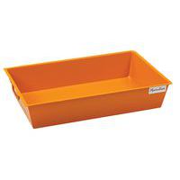 Opvangbak 15 tot 75 L, Vermogen (aantal vaten): 0, Roostermat: nee, Inhoud opvangbak: 40 L, Kleur: Oranje