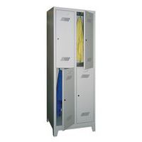 Garderobekast met 4 vakken Medium - 2 kolommen breedte 300 mm - Op poten