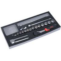 Module 1/3 foam 3/8 ratel en doppenset 20 delig - SAM Outillage