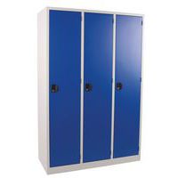 Garderobekast Modulo, Type garderobekast: Met vakken en garderobe, Materiaal: Staal, Aantal kastkolommen: 3