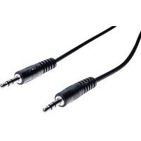 Stereokabel 3,5 mm jack zwart - 10 m