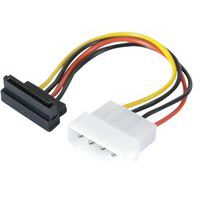 Voedingsadapter Molex naar SATA Elleboog - 15 cm