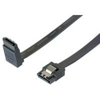 Kabel Slim sata 6GB/s haaks omhoog beveiligd (zwart) - 50 cm