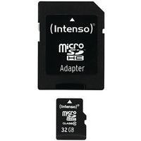 Kaart MicroSDHC 32 GB klasse 10 - INTENSO
