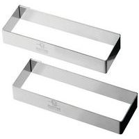 Bakframe voor lange vingertaart rechthoek Mozaik - Set van 4 - Matfer