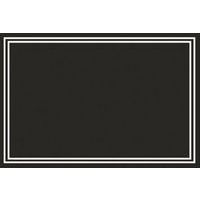 Kirijtbord leisteen van zwart pvc - Set van 10 - Matfer