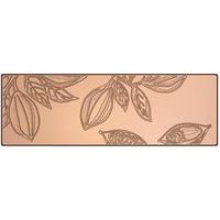 Chocoladeplaat voor 2 chocoladerepen met cacaoboon motief - Matfer