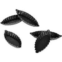 Taartbakvorm gekarteld schuitje Exopan - Set van 25 - Matfer